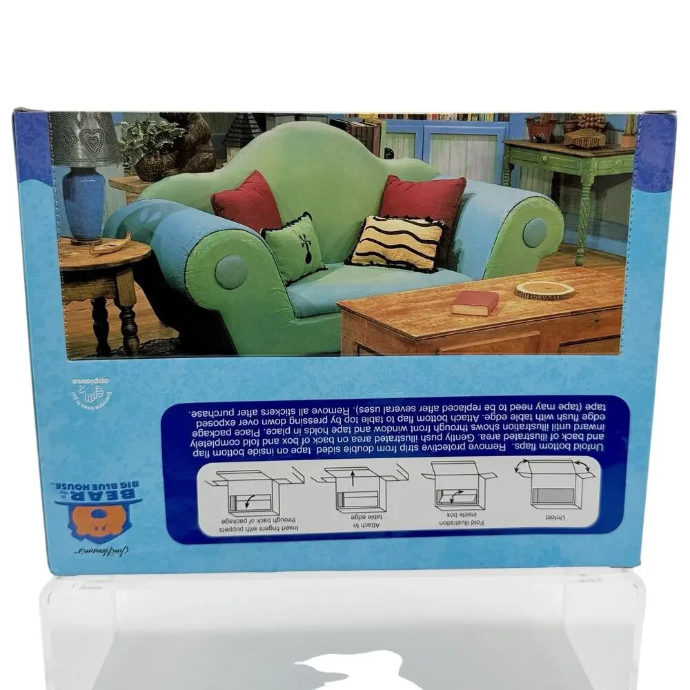 Vintage Bear in the Big Blue House Finger Puppet Gift Set NEW NOS Applause 32902